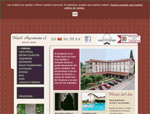 Tablet Screenshot of hostalayestaran.com